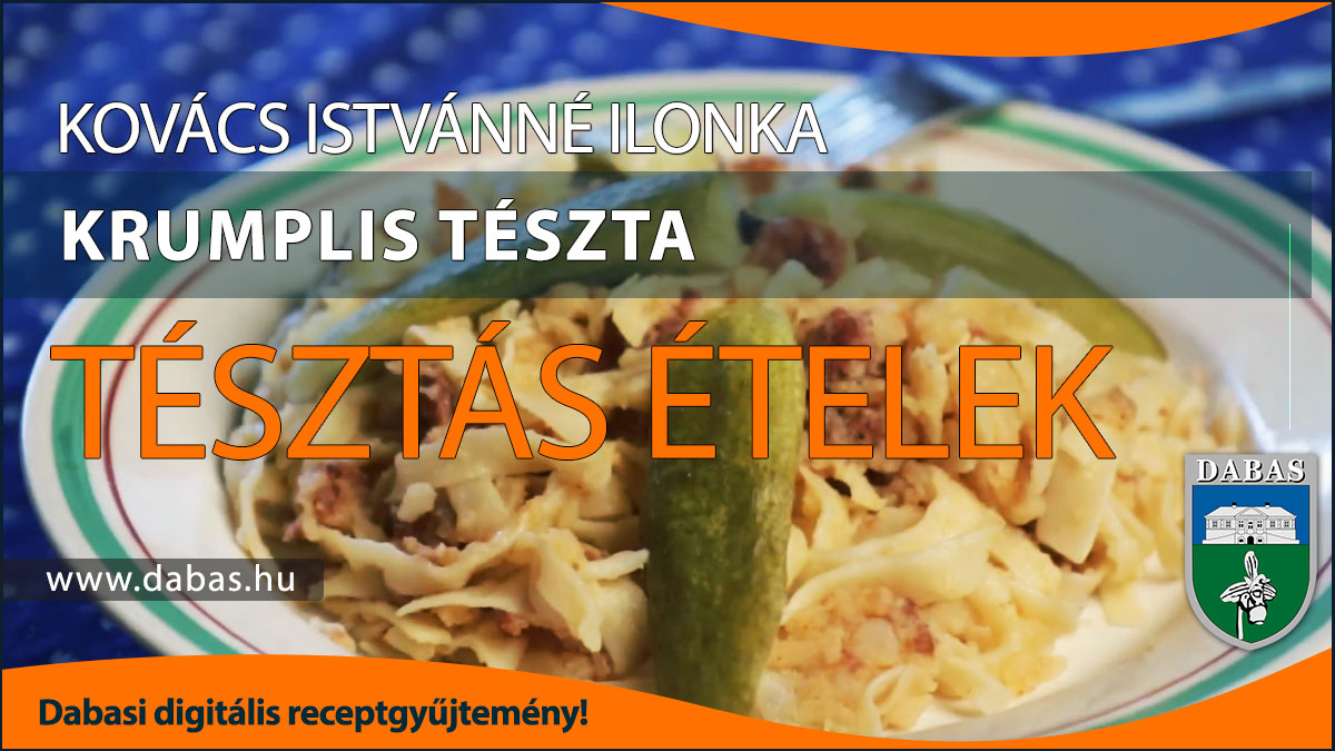 Kovács Istvánné Ilonka - Krumplis tészta