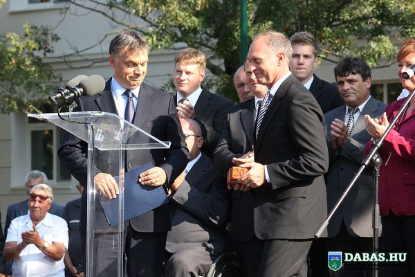 Orbán Viktor miniszterelnök dabasi látogatása 