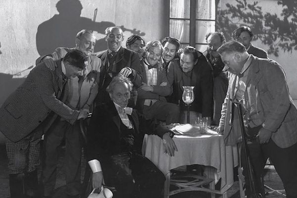 Az „Úri muri” című film forgatása Dabason, 1949-ben