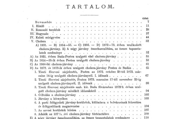 Dr. Halász Géza könyve a hazai járványok elleni küzdelem történetéről, különös tekintettel a kolerára