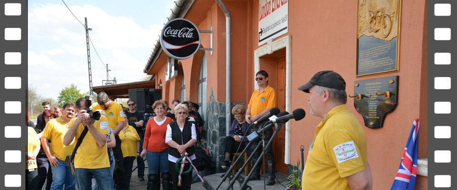 Fernihough-emlékkör a gyóni betonon