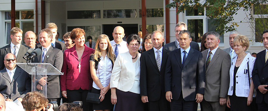 Orbán Viktor miniszterelnök dabasi látogatása 