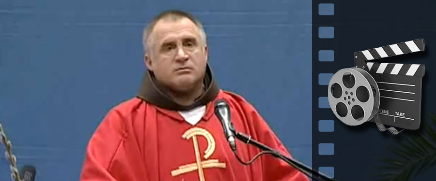 Böjte Csaba atya szentmiséje a Dabas-Diego Sportcsarnokban 