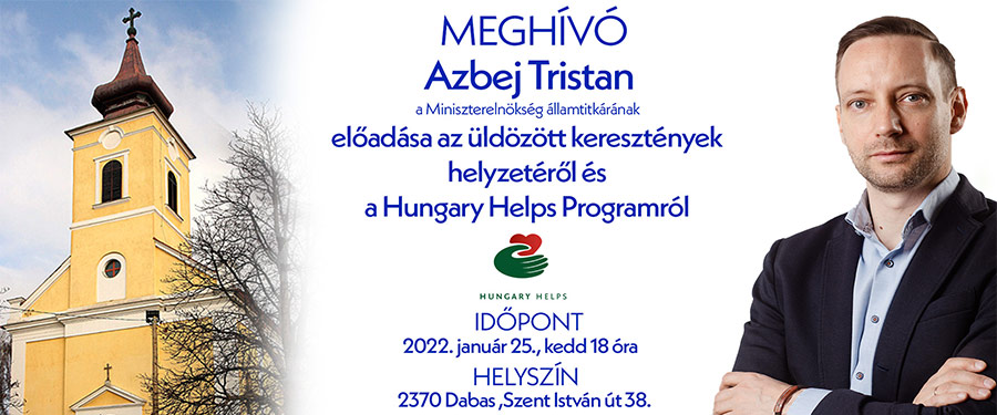 Előadás az üldözött keresztények helyzetéről a világban