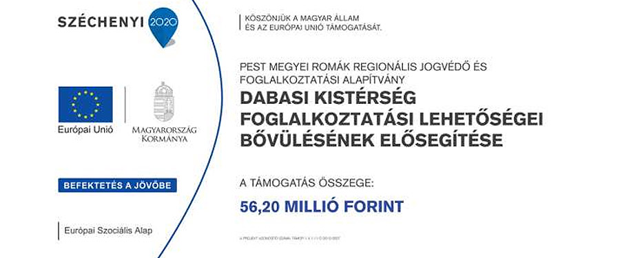 Dabasi Kistérség foglalkoztatási lehetőségei bővülésének elősegítése