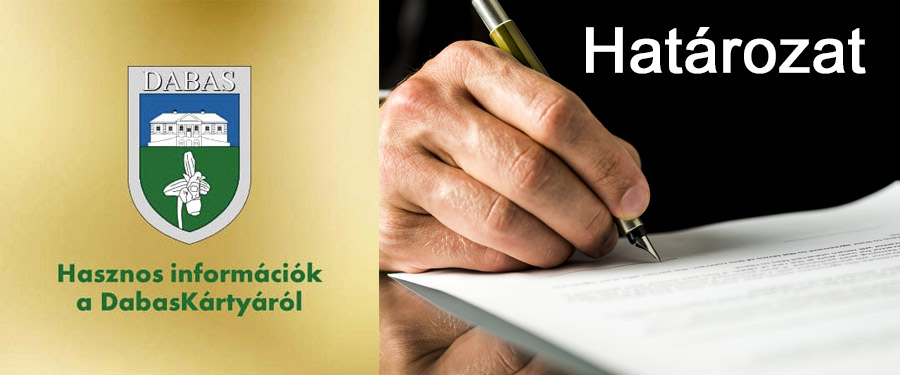 Dabas Város Önkormányzata  Képviselő-testületének 236/2023. (VII.20) számú határozata a Dabas Kártyáról