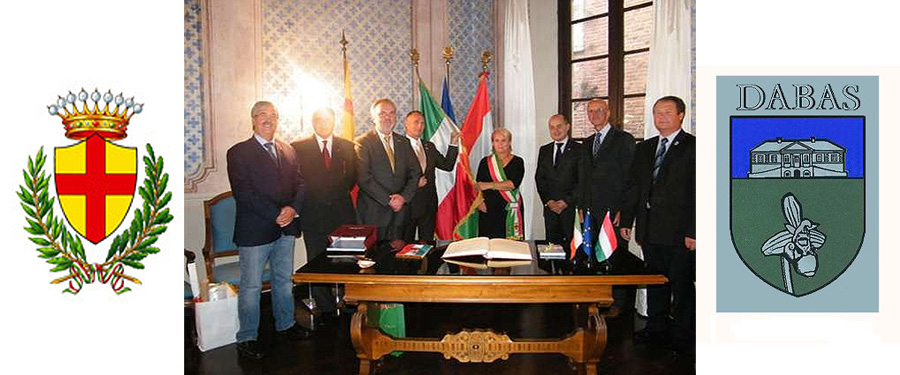 Megújult testvérvárosi szerződés Dabas és Albenga között