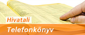 Hivatali telefonkönyv megnyitása nyomógomb
