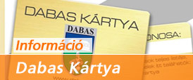 Dabas Kártya oldal megnyitása nyomógomb
